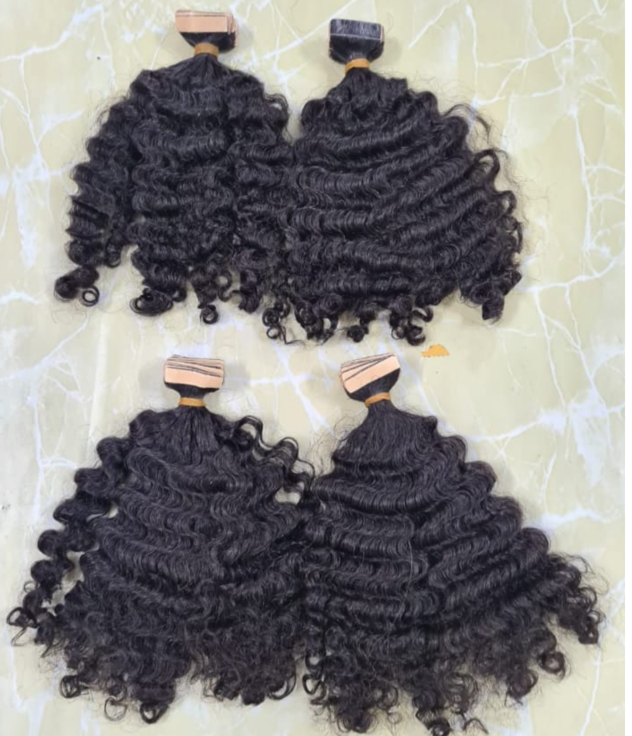 Raw Burmese Curly Tape ins