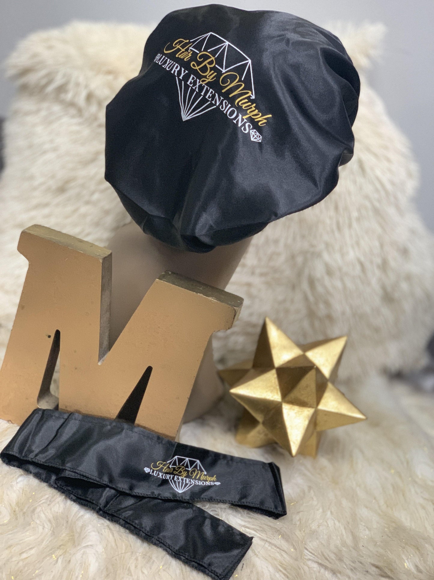 Satin Bonnet & Diamond Head wrap Bundle deal - Hair by Murph