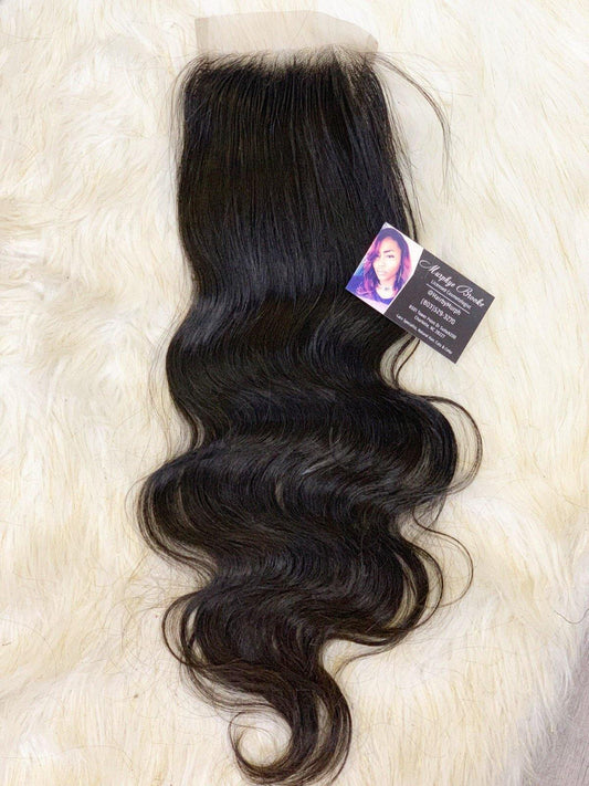VIRGIN BODY WAVE LACE CLOSURE - Hair by Murph